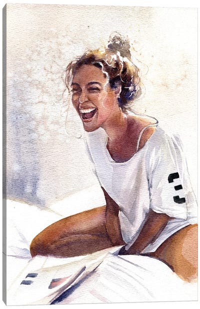 Laughter Canvas Art Print - Marina Ignatova