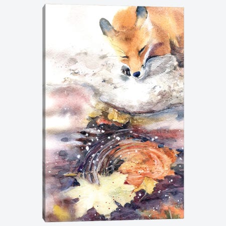 Autumn Melancholy Canvas Print #IGN4} by Marina Ignatova Art Print