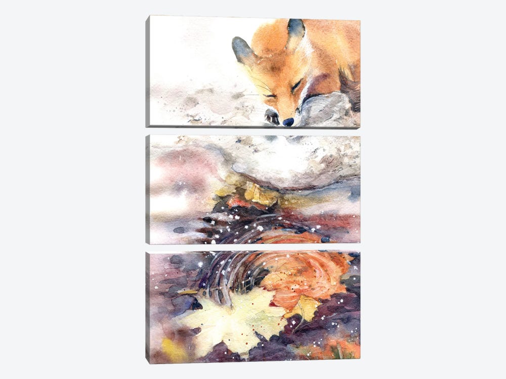 Autumn Melancholy by Marina Ignatova 3-piece Art Print
