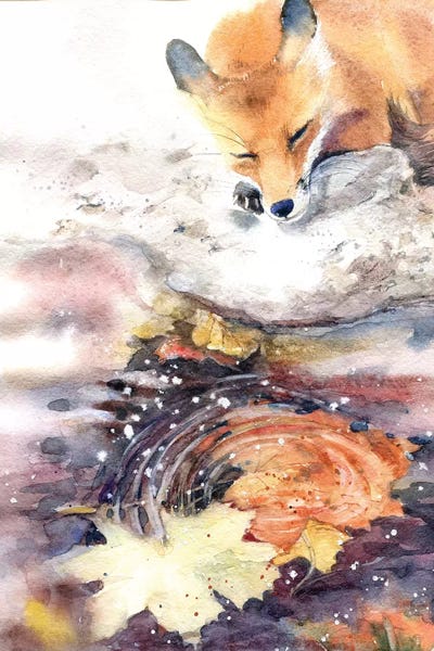 Serene Watercolors: Autumn Melancholy by Marina Ignatova