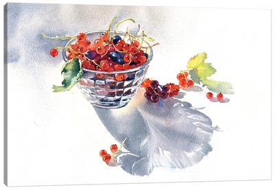 Currants Canvas Art Print - Berry Art