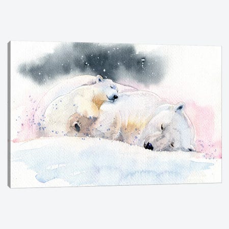 Sleeping Bears Canvas Print #IGN62} by Marina Ignatova Art Print