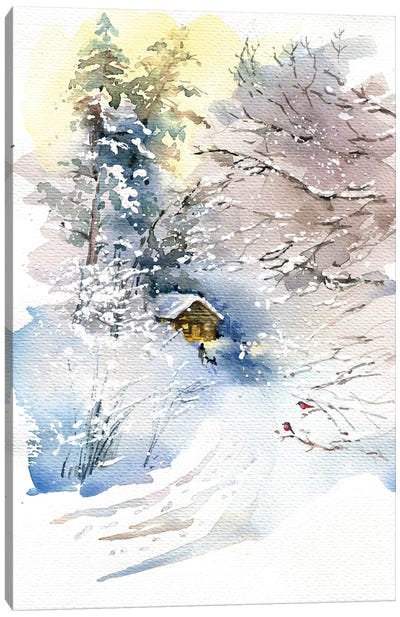 Winter Canvas Art Print - Rustic Winter