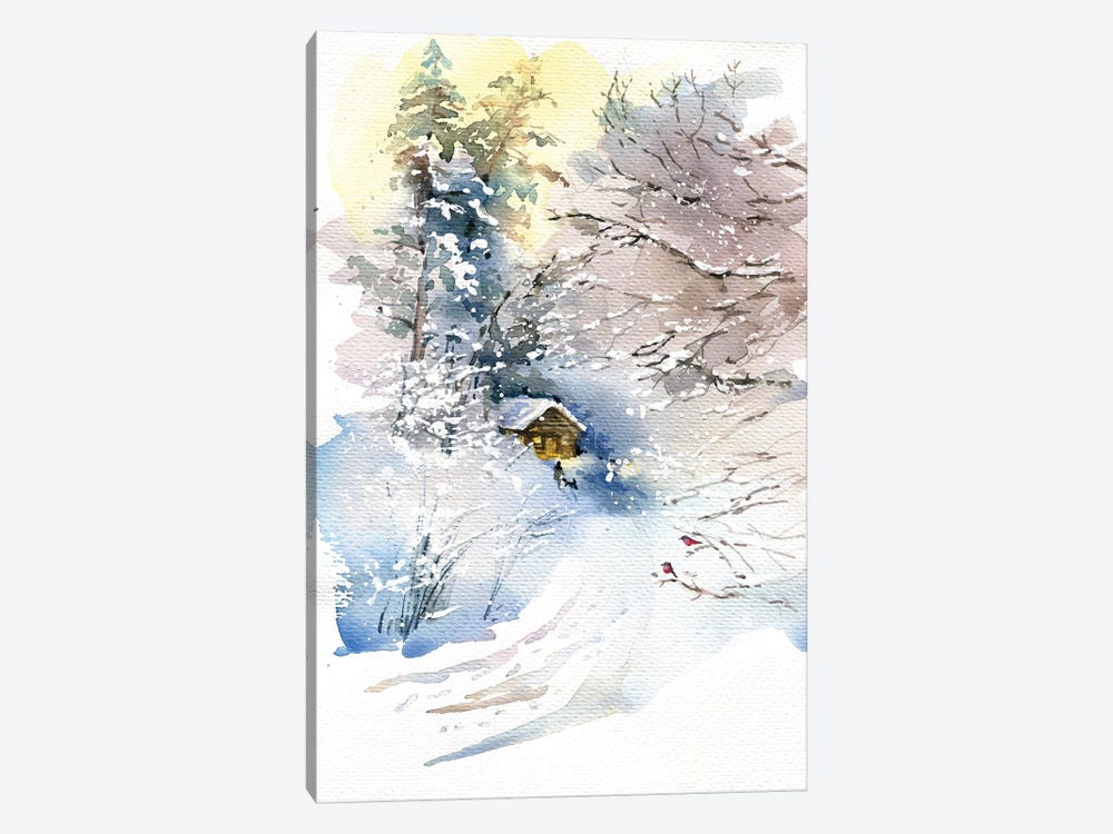 Winter by Marina Ignatova 1-piece Canvas Art Print
