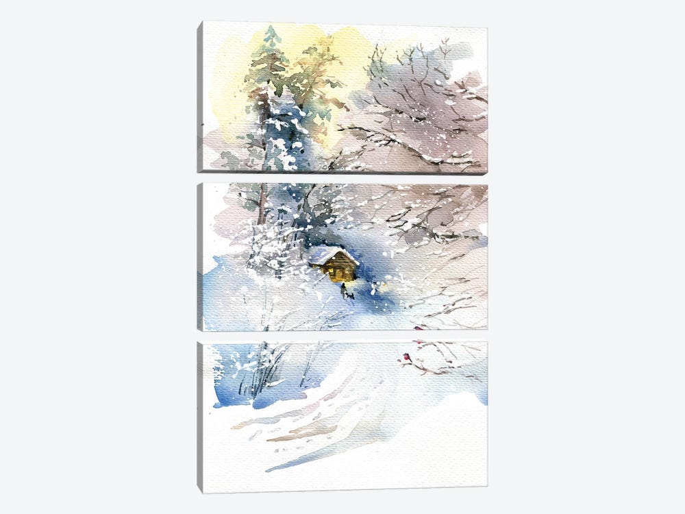 Winter by Marina Ignatova 3-piece Art Print
