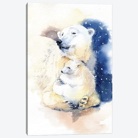 Bears Canvas Print #IGN66} by Marina Ignatova Canvas Art