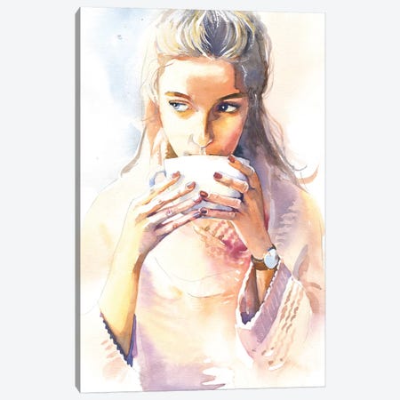 Morning Cocoa Canvas Print #IGN69} by Marina Ignatova Art Print