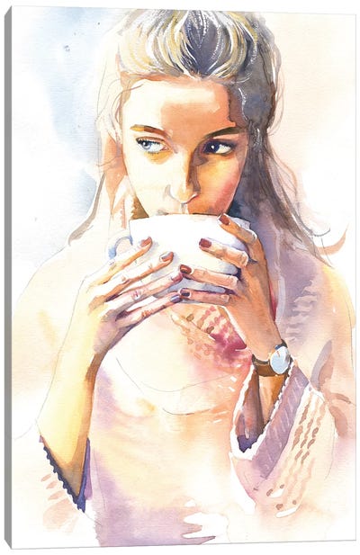 Morning Cocoa Canvas Art Print - Marina Ignatova