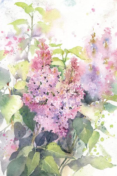 Serene Watercolors: Lilac by Marina Ignatova