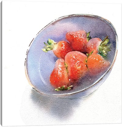 Strawberry Canvas Art Print - Berry Art