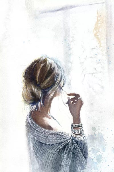 By The Window by Marina Ignatova canvas print