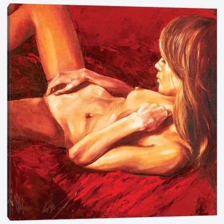 Red Morning Canvas Print #IGS104} by Igor Shulman Canvas Art