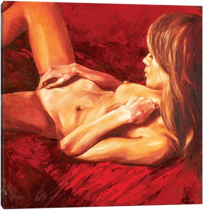 Red Morning Canvas Art Print - Igor Shulman