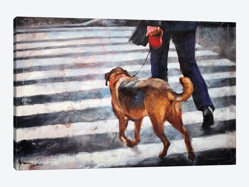 An Unscheduled Walk by Igor Shulman 1-piece Canvas Art Print