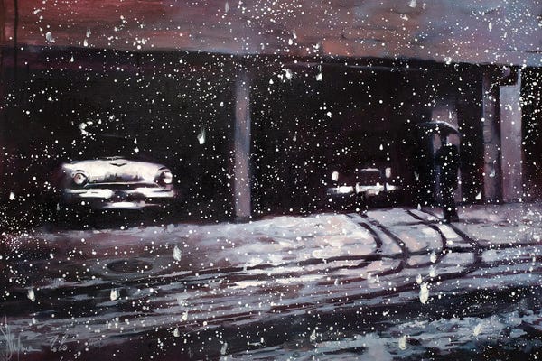 Snow: Winter NY by Igor Shulman