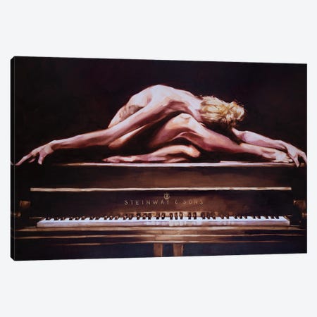 Nude On Piano II Canvas Print #IGS129} by Igor Shulman Canvas Art Print