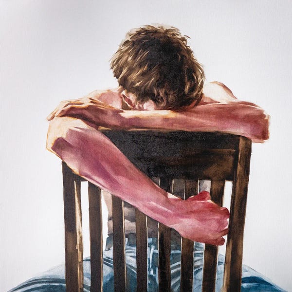 Body Language: Portrait Of An Anxious Men by Igor Shulman