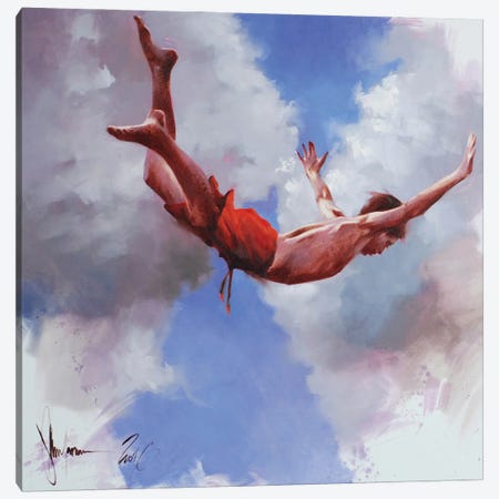 Learn To Fly Canvas Print #IGS143} by Igor Shulman Canvas Print