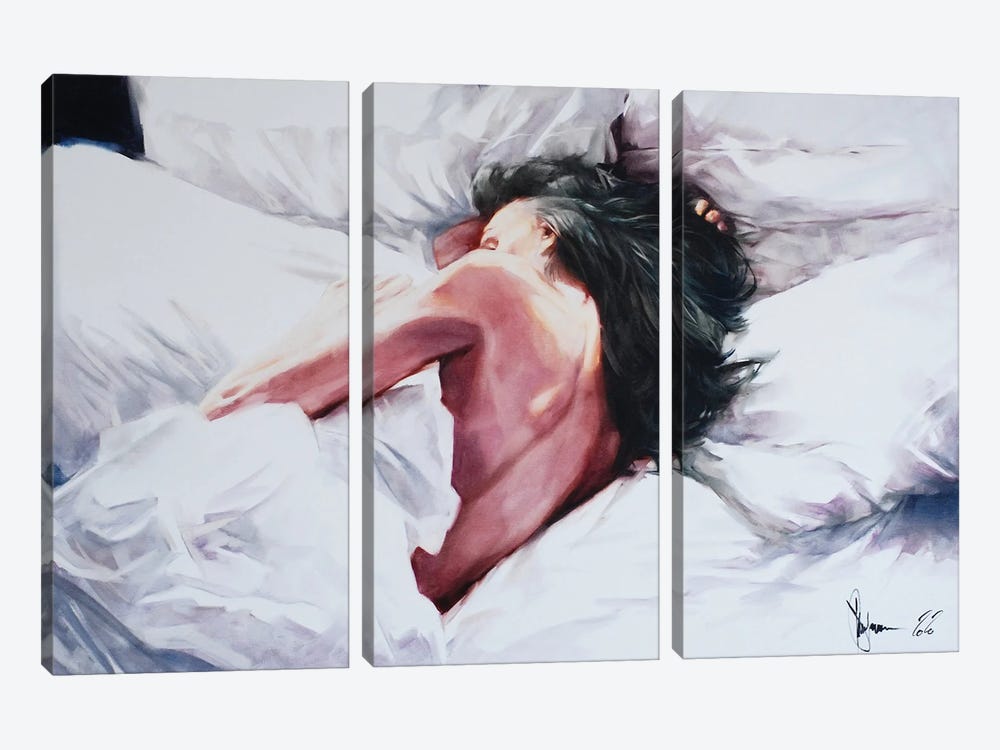 Cold Bed by Igor Shulman 3-piece Canvas Wall Art