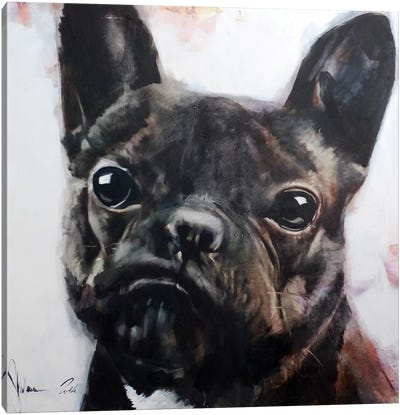 Dog II Canvas Art Print - The Modern Man's Best Friend