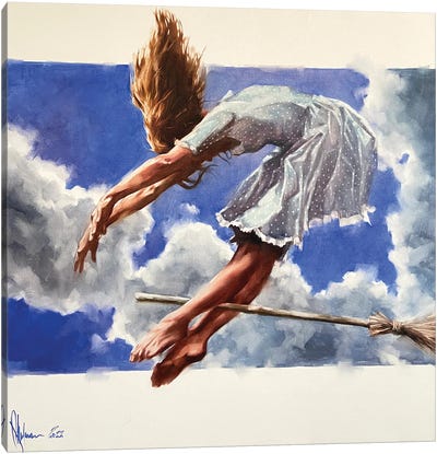 Accident Canvas Art Print - Free Falling