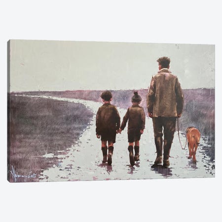 Walking To The Home Canvas Print #IGS169} by Igor Shulman Art Print