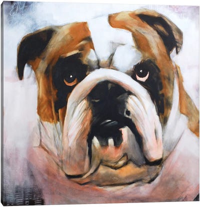 Dog IV Canvas Art Print - The Modern Man's Best Friend