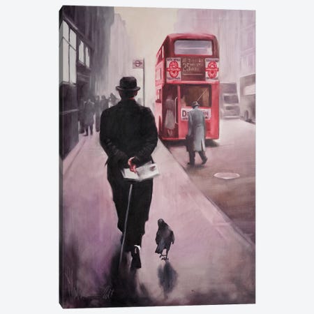 London Walking Canvas Print #IGS43} by Igor Shulman Canvas Artwork