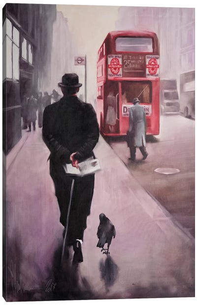 London Walking Canvas Art Print - Igor Shulman