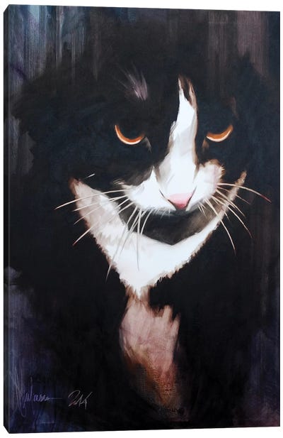Cat I Canvas Art Print - Snowshoe Cat Art