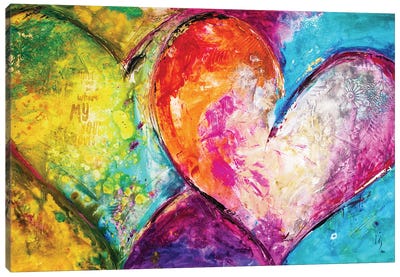 My Soul Loves Canvas Art Print - Heart Art