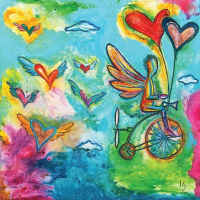 On my way to heaven by Ivan Guaderrama art print