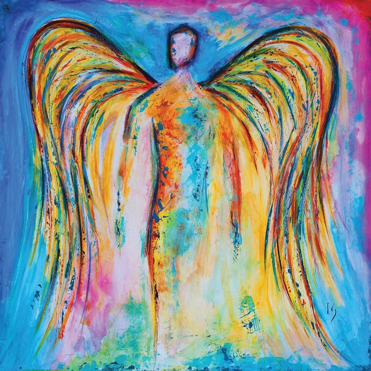 Angel Eternal Flame by Ivan Guaderrama wall art
