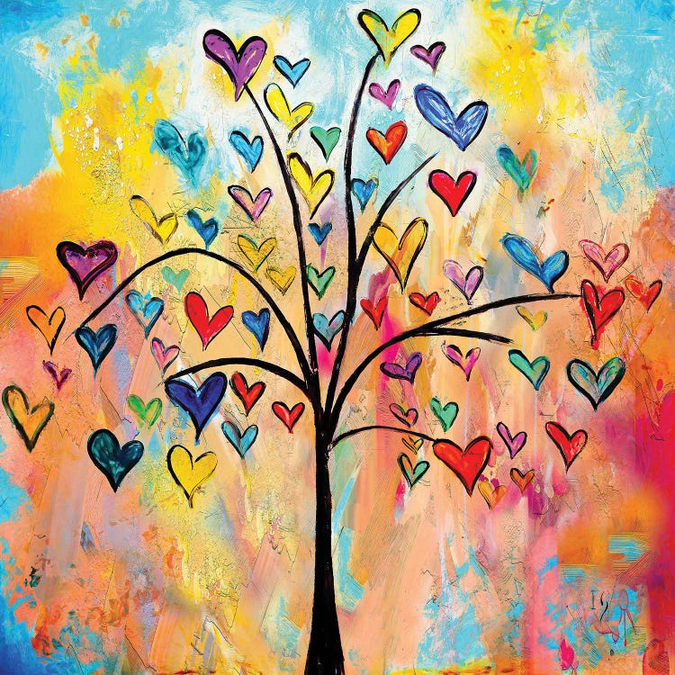 Tree Of Hearts by Ivan Guaderrama wall art