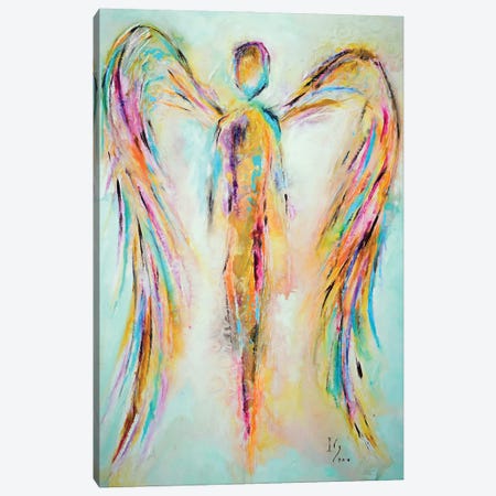 Angel in Heaven Canvas Print #IGU15} by Ivan Guaderrama Canvas Art