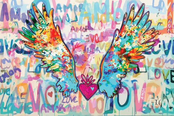 Romantic Bedroom (Love): Wings of Love by Ivan Guaderrama