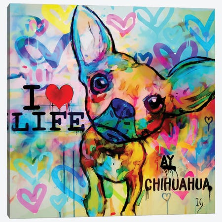 Ay Chihuahua Canvas Print #IGU18} by Ivan Guaderrama Canvas Art Print