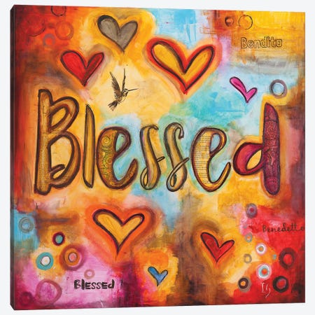 Blessed Canvas Print #IGU22} by Ivan Guaderrama Canvas Wall Art