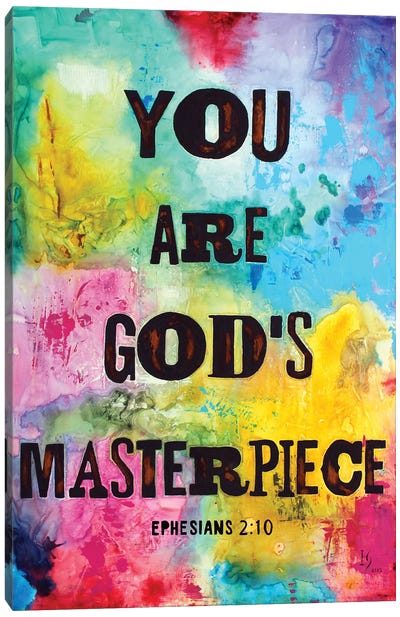 God's Masterpiece Canvas Art Print - Bible Verse Art