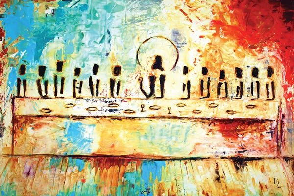 The Last Supper: Abstract last supper by Ivan Guaderrama