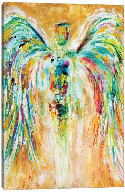 Affable Spirit Canvas Art Print - Angel Art