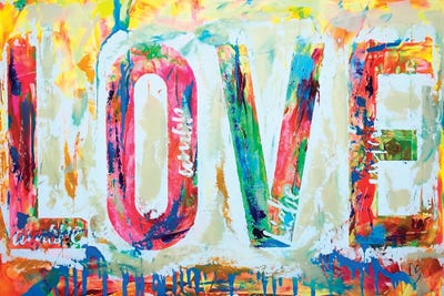 Love I by Ivan Guaderrama framed wall art