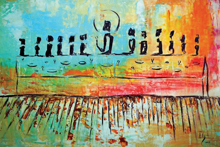 Love One Another by Ivan Guaderrama wall art