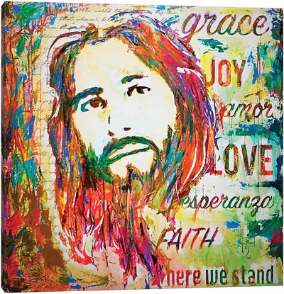 Amazing Grace Canvas Art Print - Faith Art