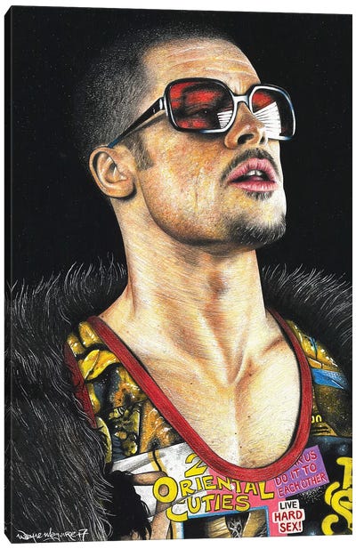 Fight Club II Canvas Art Print - Brad Pitt