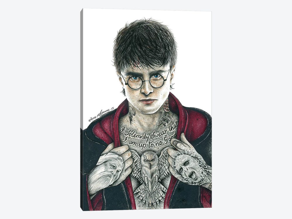 Harry P. by Inked Ikons 1-piece Canvas Print