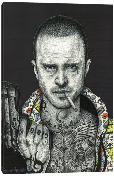 Jesse Canvas Art Print - Jesse Pinkman