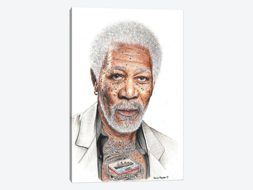 OG Freeman by Inked Ikons 1-piece Canvas Art Print