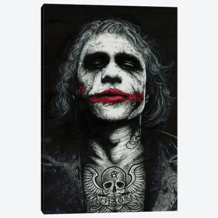 The Joker Canvas Print #IIK42} by Inked Ikons Art Print