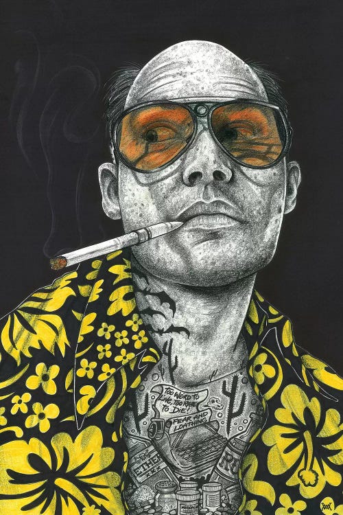 Fear And Loathing by Inked Ikons wall art